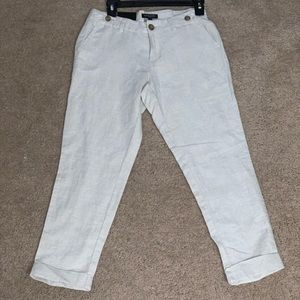 Women’s linen Banana Republic capris size 0